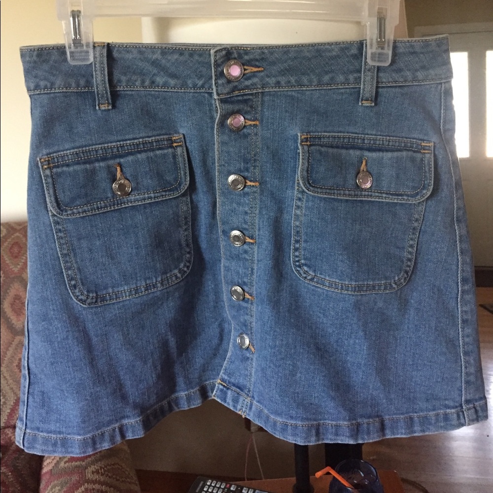 Jean skater skirt